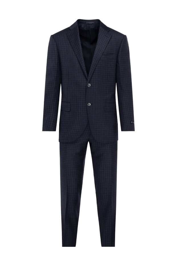 Corneliani man men's suit made of black wool buy with prices and photos 137509 - photo 1