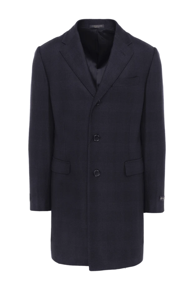 Corneliani man black wool coat for men 137517 - photo 1