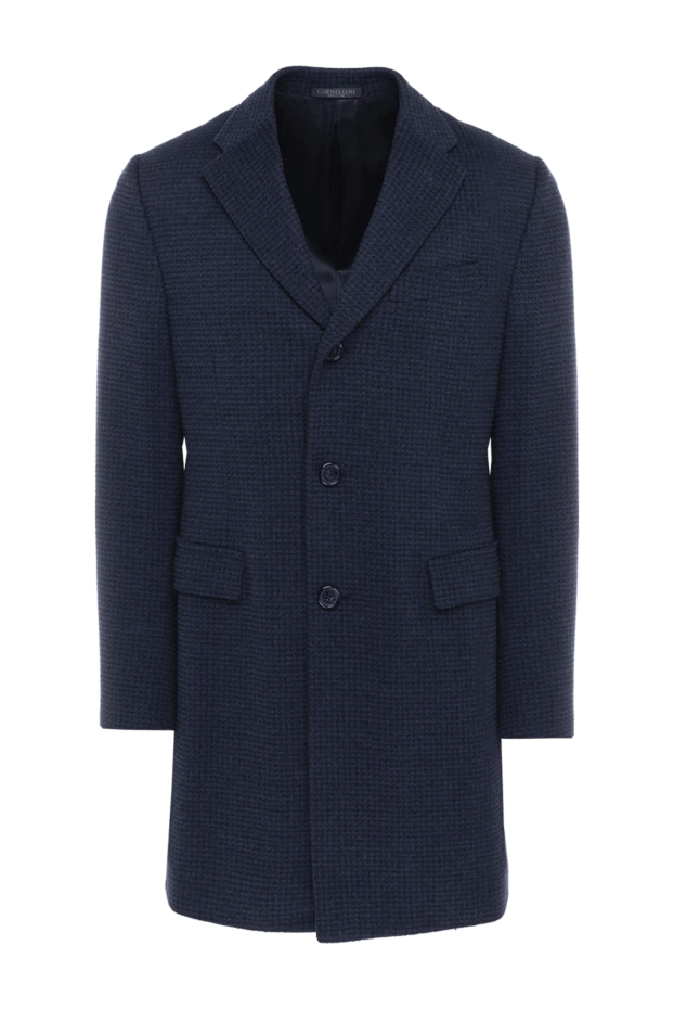 Corneliani мужские пальто из шерсти синее мужское купить с ценами и фото 137518 - фото 1