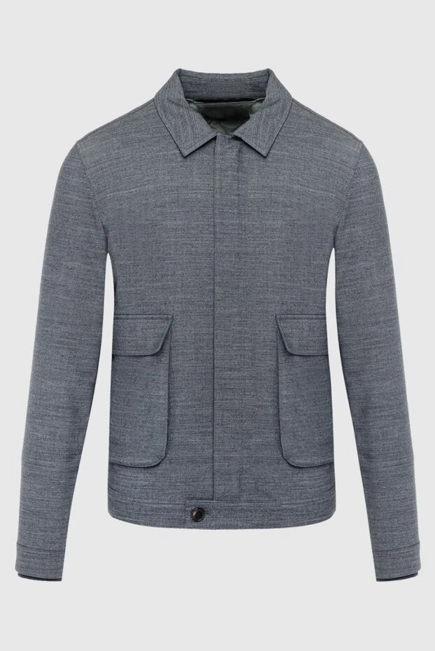 Corneliani man polyester and wool jacket gray for men 137519 - photo 1