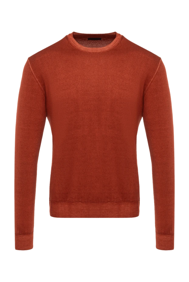 Corneliani man wool jumper orange for men buy with prices and photos 137576 - photo 1