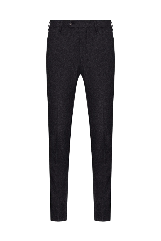 Cesare di Napoli мужские брюки из шерсти и кашемира черные мужские купить с ценами и фото 137732 - фото 1