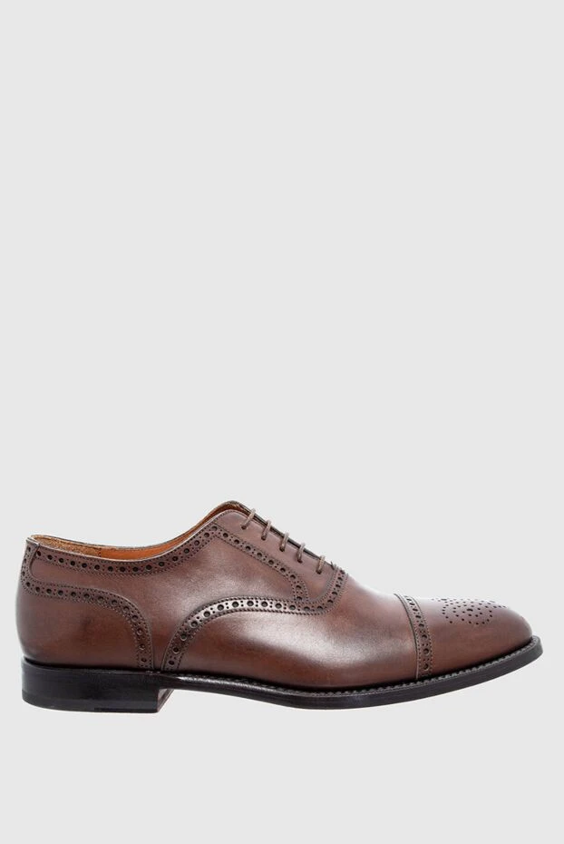 W.Gibbs мужские туфли мужские из кожи коричневые купить с ценами и фото 137759 - фото 1