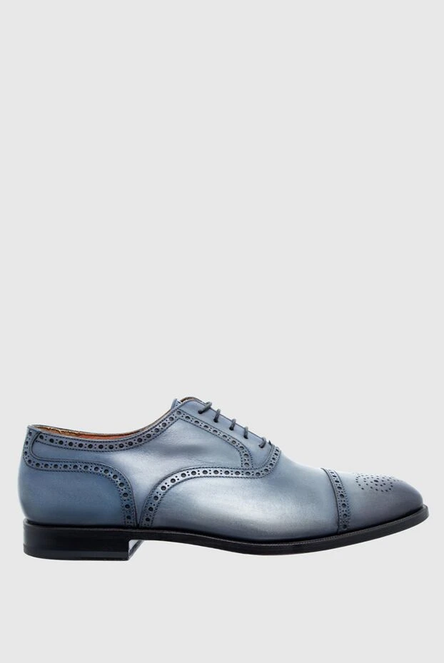 W.Gibbs мужские туфли мужские из кожи синие купить с ценами и фото 137765 - фото 1