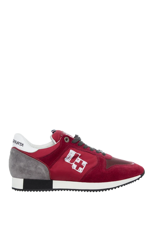 D`Acquasparta man suede sneakers burgundy for men buy with prices and photos 137827 - photo 1