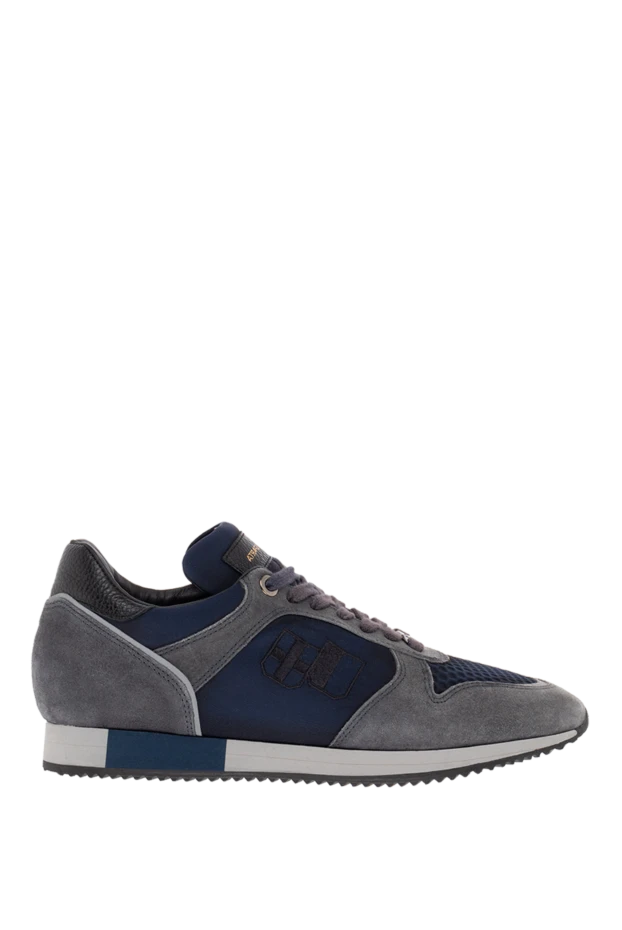 D`Acquasparta man textile and suede sneakers blue for men buy with prices and photos 137835 - photo 1
