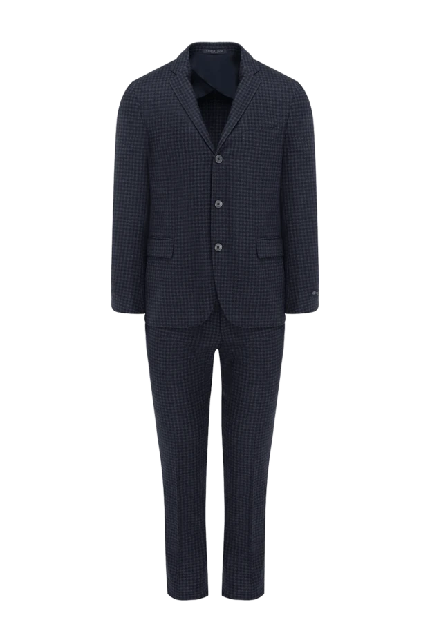 Corneliani man men's suit made of black wool buy with prices and photos 137909 - photo 1