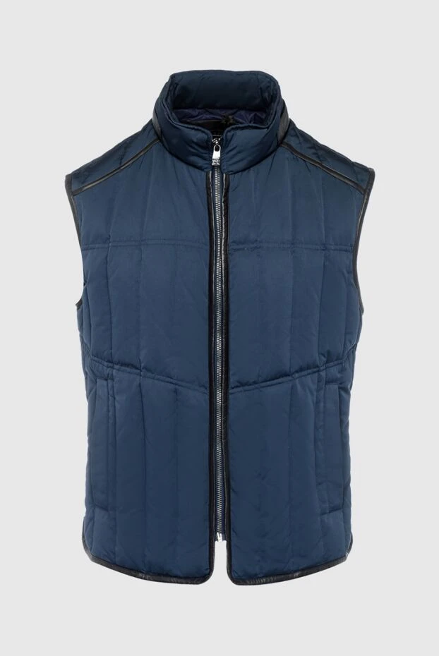 Corneliani blue polyamide vest for men 137912 - photo 1