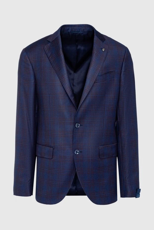 Sartoria Latorre мужские пиджак из шерсти синий мужской купить с ценами и фото 137940 - фото 1