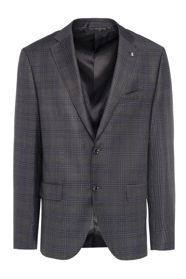 Sartoria Latorre gray wool jacket for men 137941 - photo 1