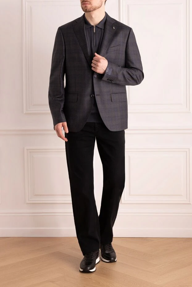 Sartoria Latorre мужские пиджак из шерсти серый мужской купить с ценами и фото 137941 - фото 2
