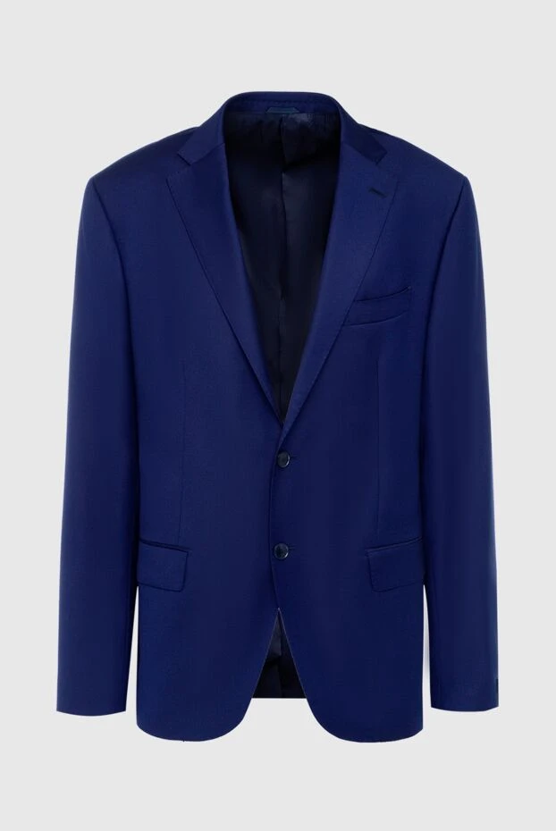 Sartoria Latorre мужские пиджак из шерсти синий мужской купить с ценами и фото 137944 - фото 1