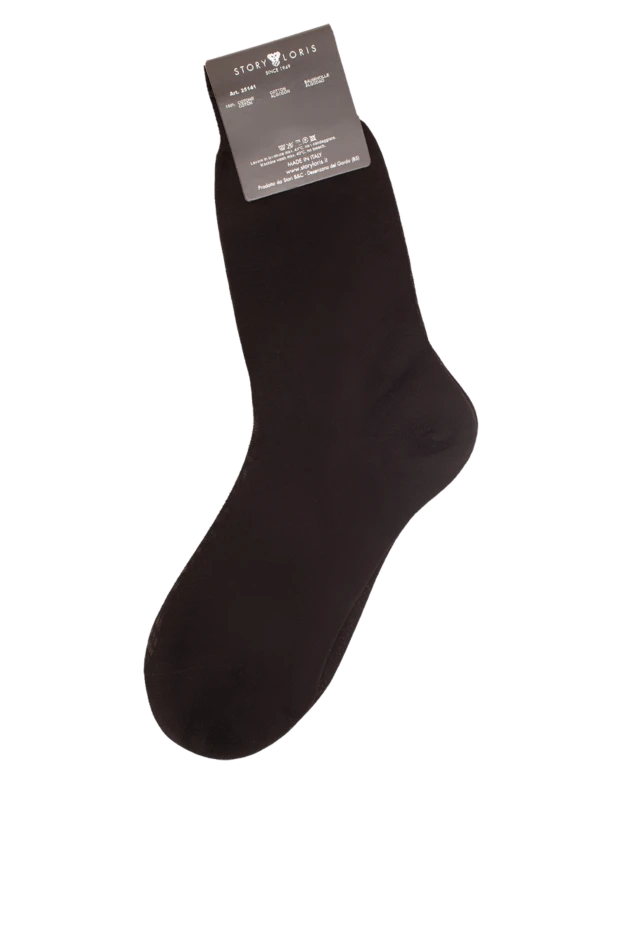 Story Loris man men's brown cotton socks 138143 - photo 2