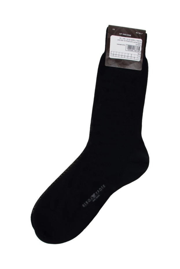 Story Loris man men's blue cotton socks 138148 - photo 2