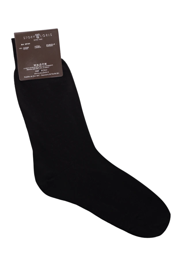 Story Loris black cotton socks for men 138151 - photo 1