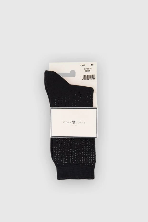 Story Loris women's socks with rhinestones black 138154 - photo 1