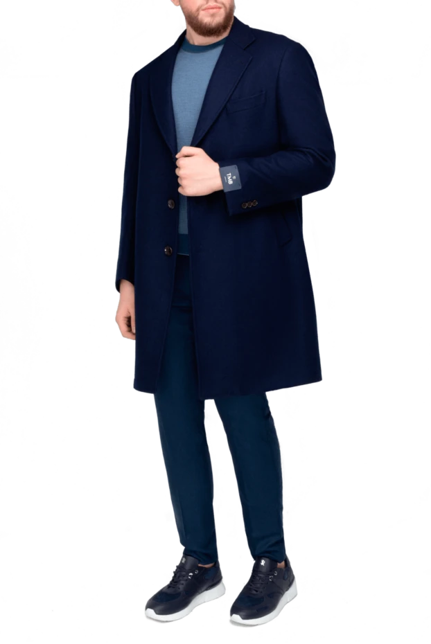 Tombolini man blue wool coat for men buy with prices and photos 138217 - photo 2