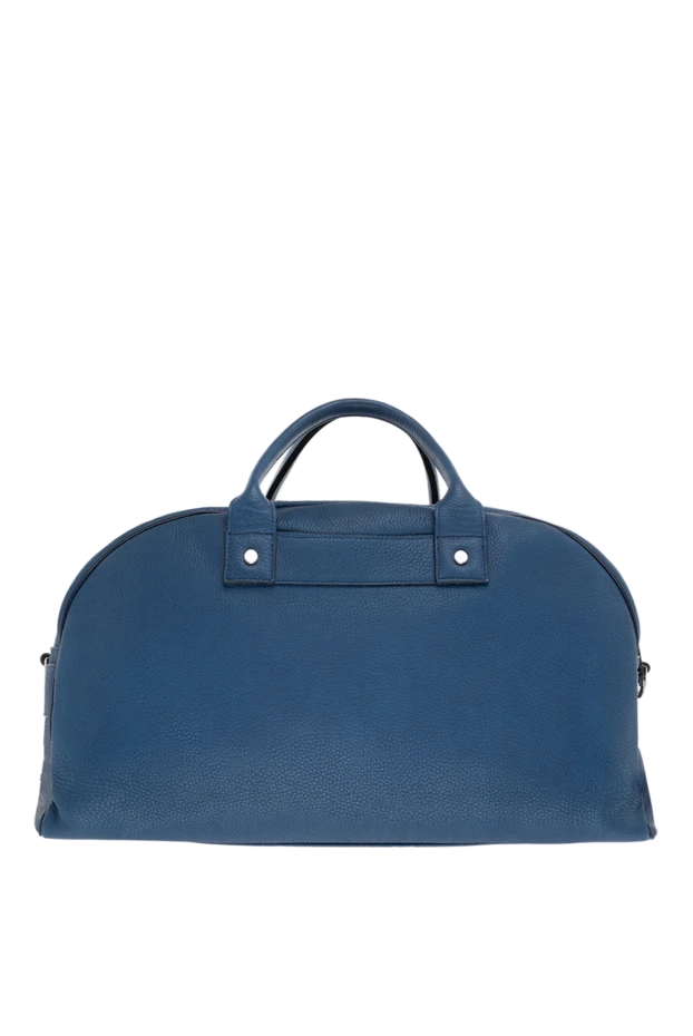 Doucal`s мужские сумка дорожная из кожи синяя мужская купить с ценами и фото 138228 - фото 1