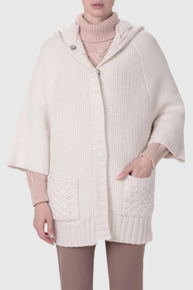 Panicale woman white cardigan for women 138354 - photo 3