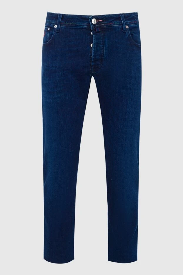 Jacob Cohen мужские джинсы из хлопка синие мужские купить с ценами и фото 138394 - фото 1