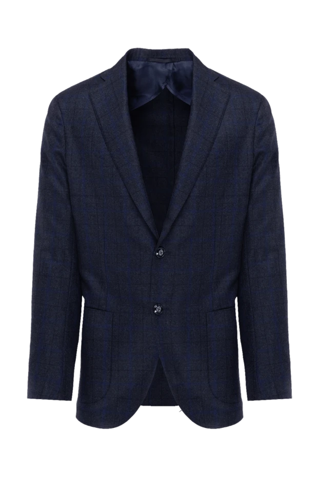 Barba Napoli мужские пиджак из шерсти серый мужской купить с ценами и фото 138409 - фото 1