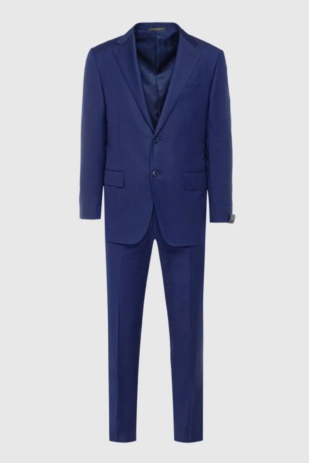 Corneliani man men's suit made of wool, blue 138410 - photo 1