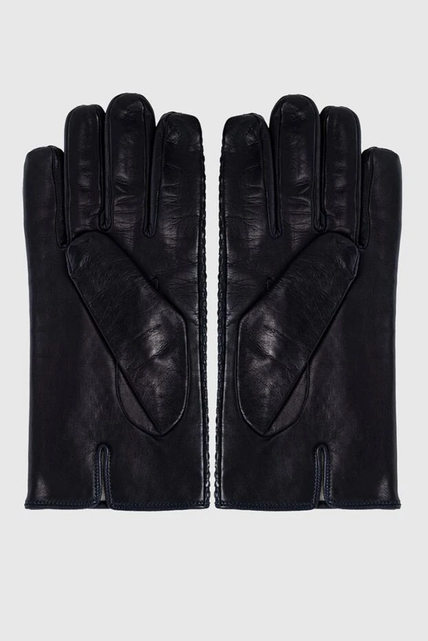 Moorer man men's gloves black made of genuine leather 180067 - photo 3