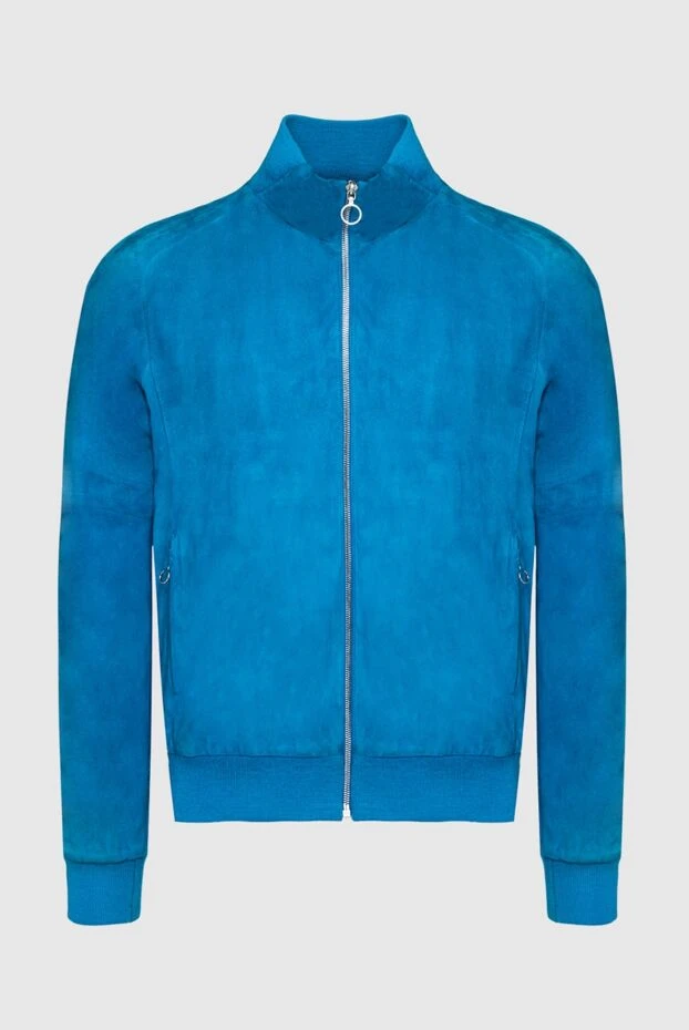 Seraphin мужские куртка замшевая синяя мужская купить с ценами и фото 138450 - фото 1