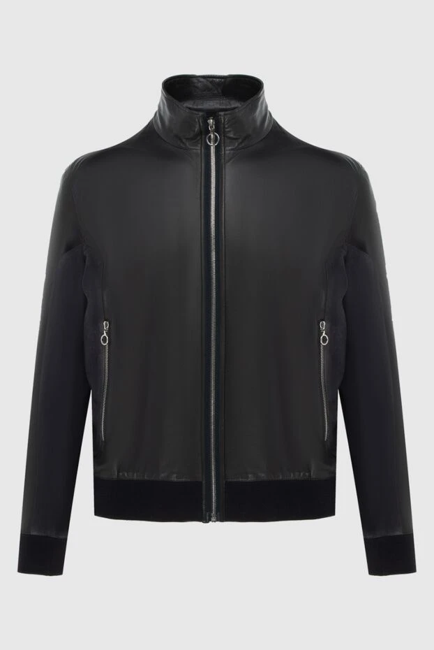 Seraphin мужские куртка кожаная черная мужская купить с ценами и фото 138453 - фото 1