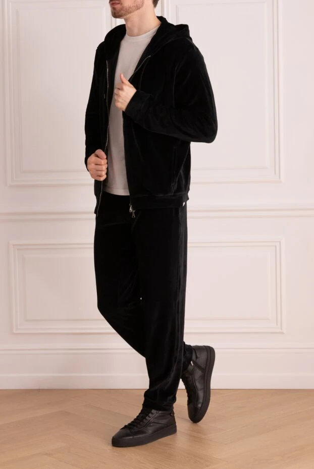 Derek Rose чоловічі костюм спортивний чоловічий з бавовни та поліаміду чорний купити фото з цінами 138460 - фото 2