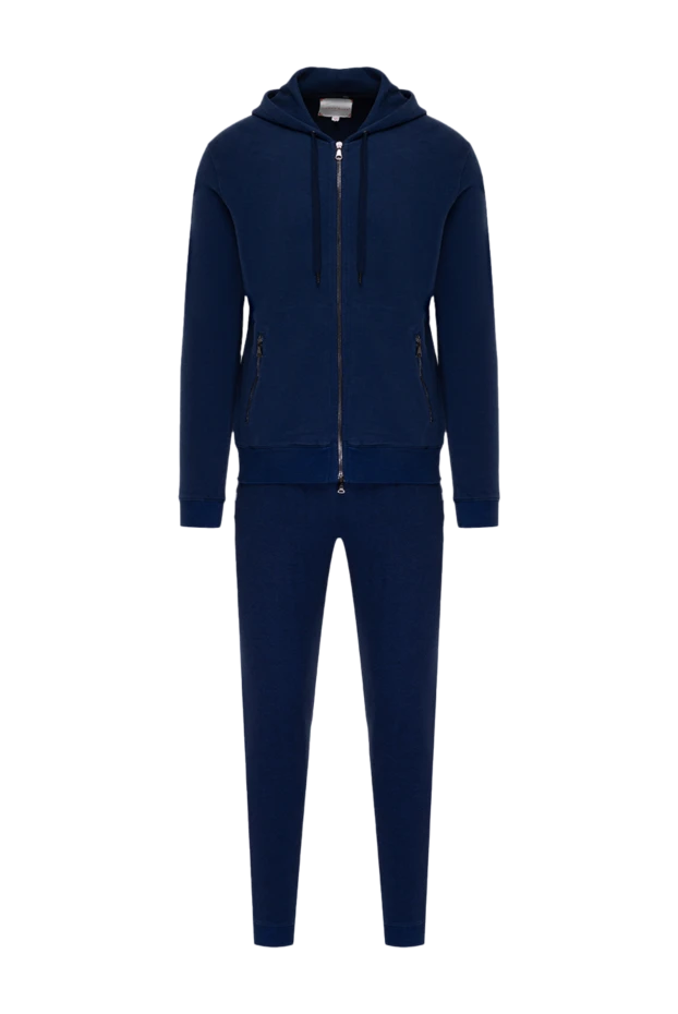 Derek Rose мужские костюм спортивній мужской из хлопка синия купить с ценами и фото 138462 - фото 1