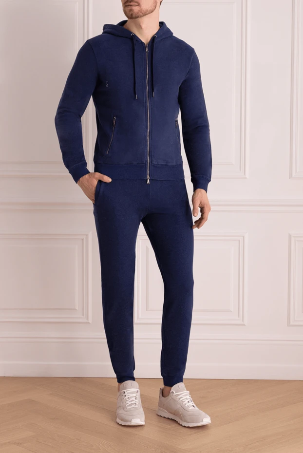 Derek Rose man men's cotton sports suit, blue buy with prices and photos 138462 - photo 2