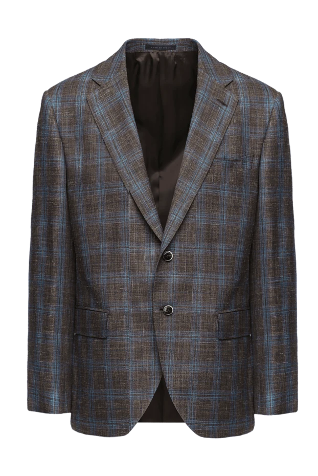 Lubiam brown wool jacket for men 138525 - photo 1