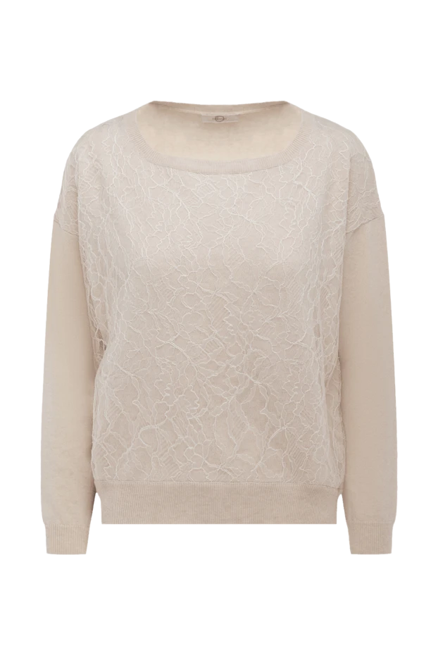 Casheart woman beige wool and cashmere jumper for women buy with prices and photos 138559 - photo 1