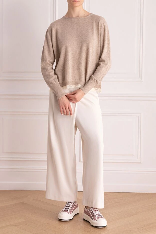Casheart woman beige cashmere jumper for women buy with prices and photos 138562 - photo 2