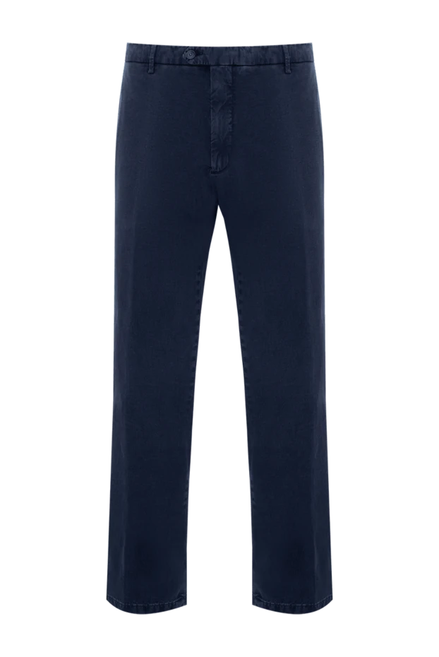 Cesare di Napoli man men's gray cotton and cashmere trousers buy with prices and photos 138573 - photo 1