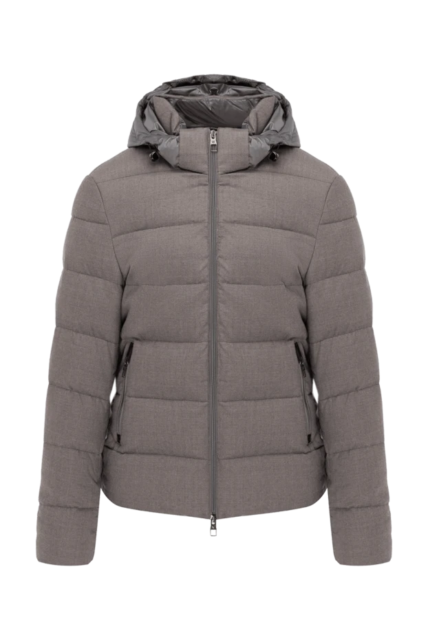 Montecore man men's down jacket made of wool and silk gray buy with prices and photos 138587 - photo 1