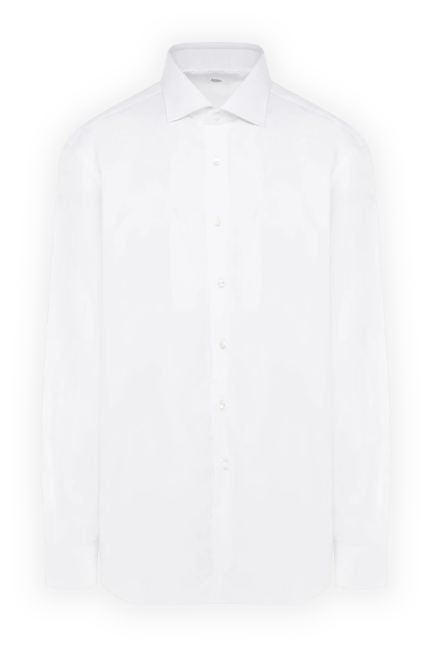 Barba Napoli man white cotton shirt for men 138690 - photo 1