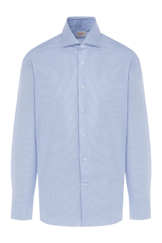 Alessandro Gherardi man blue cotton shirt for men buy with prices and photos 138691 - photo 1