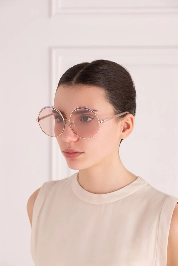 N21 женские очки из пластика и металла розовые женские купить с ценами и фото 138737 - фото 2
