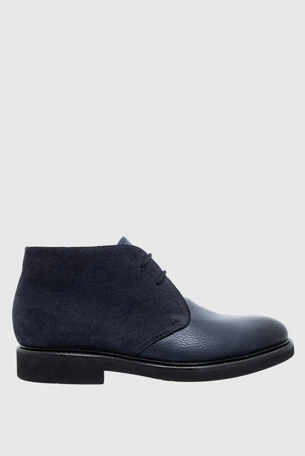 Doucal`s мужские мужские ботинки из кожи черные купить с ценами и фото 138771 - фото 1