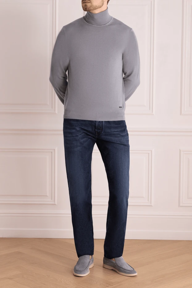 Jacob Cohen man cotton and polyester jeans blue for men buy with prices and photos 138777 - photo 2