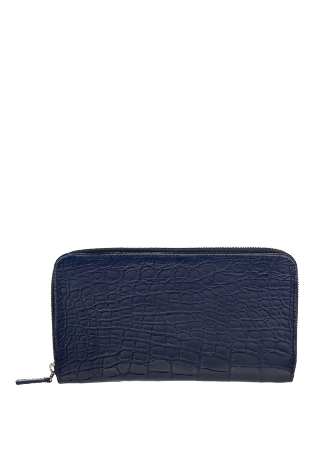 Cesare di Napoli man men's blue alligator leather clutch buy with prices and photos 138800 - photo 1