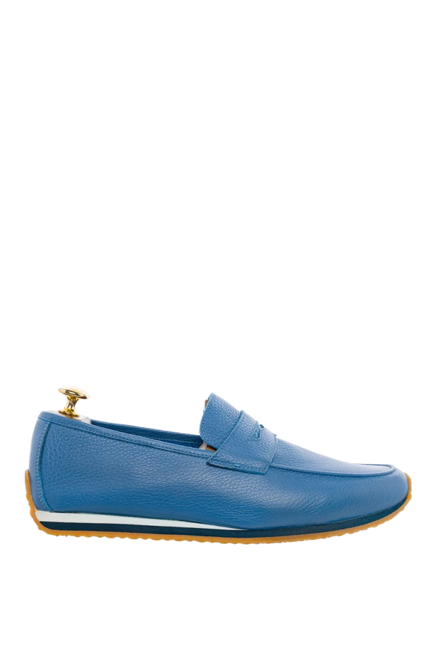 Andrea Ventura man blue leather drivers for men buy with prices and photos 138810 - photo 1