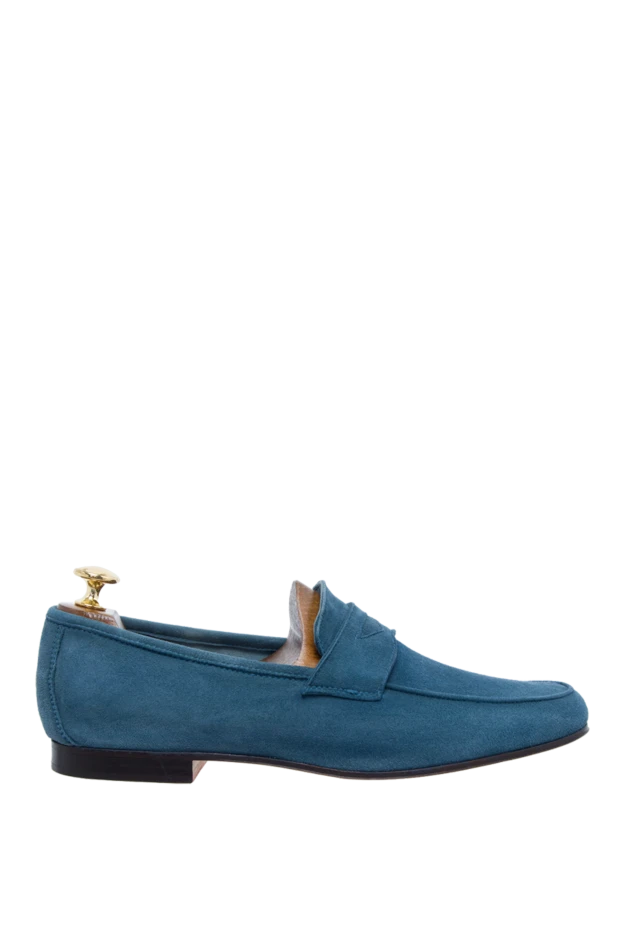 Andrea Ventura man blue suede loafers for men buy with prices and photos 138825 - photo 1