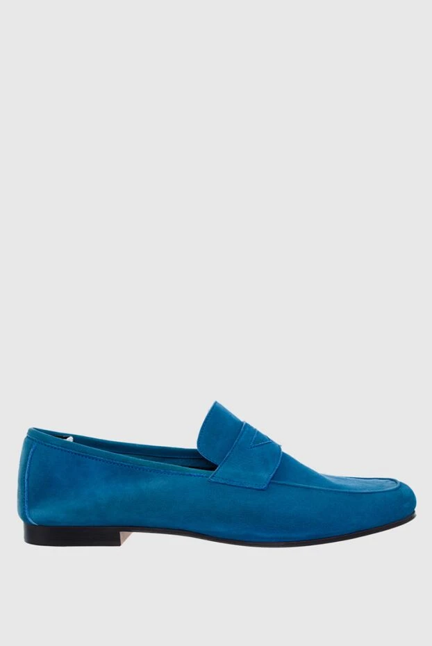 Andrea Ventura man blue suede loafers for men buy with prices and photos 138829 - photo 1