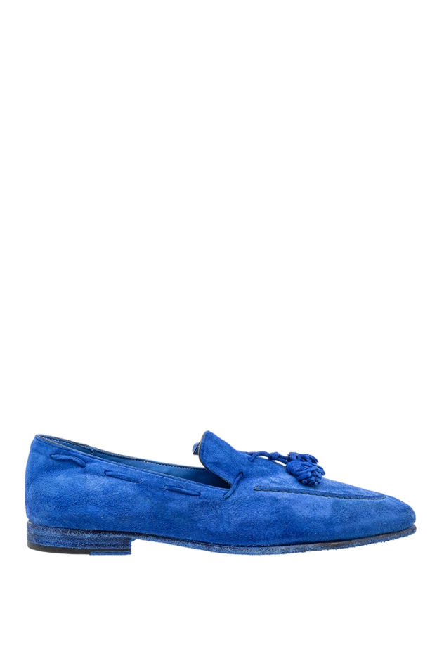 Andrea Ventura man blue suede loafers for men buy with prices and photos 138837 - photo 1