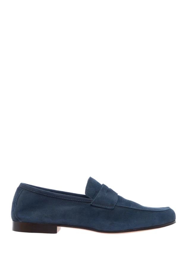Andrea Ventura man blue suede loafers for men buy with prices and photos 138843 - photo 1