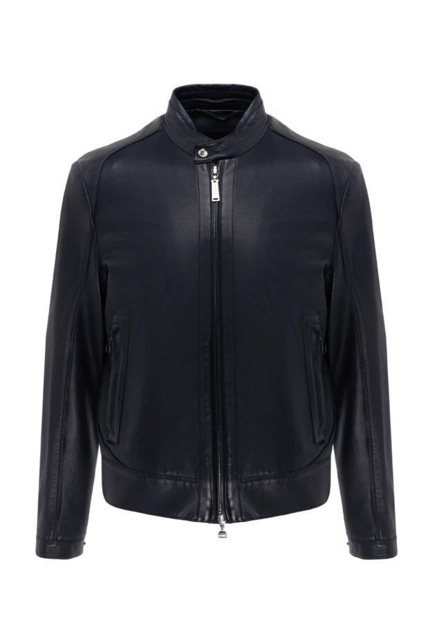 Massimo Sforza мужские куртка кожаная черная мужская купить с ценами и фото 138871 - фото 1