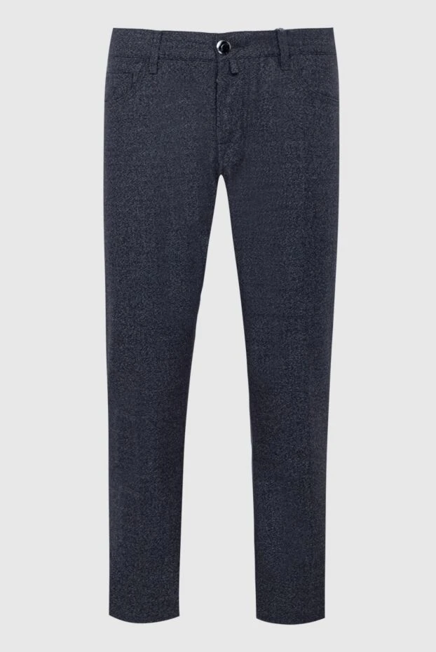 Jacob Cohen мужские брюки из шерсти серые мужские купить с ценами и фото 139103 - фото 1